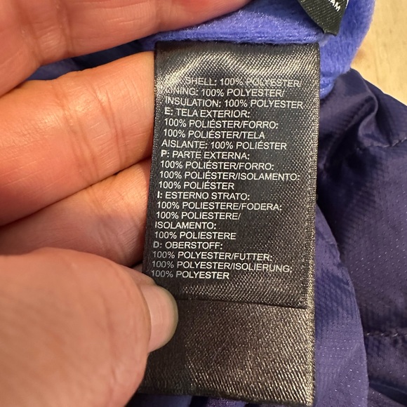 The North Face Mossbub Swirl Vest Women's S Reversible Quilted Puffer - Picture 14 of 14